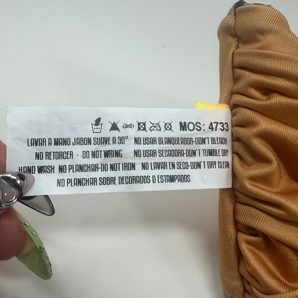 Agua Bendita Jambo Stacey Animal Print Bandeau Bikini Top - Picture 4 of 5